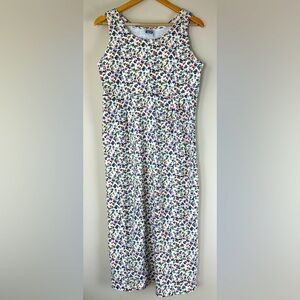 Vintage Action Gear Sportswear Women’s S Tank Cotton Sun Teacher‎ Dress Floral